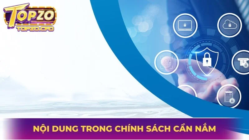 chính sách bảo mật topzo